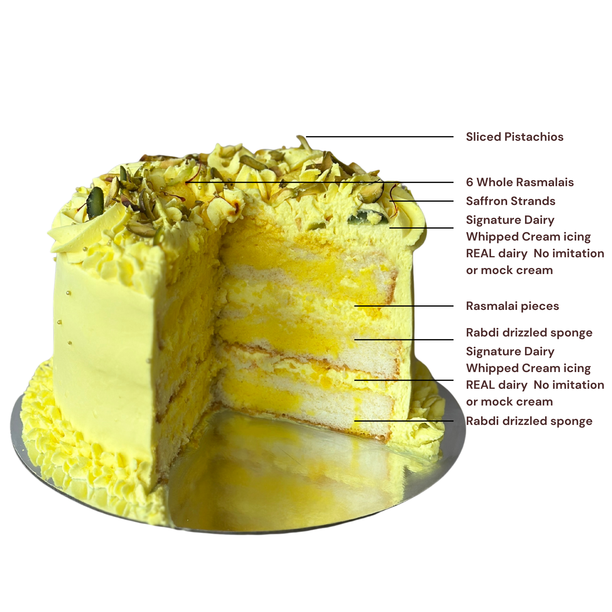 Rasmalai Cake