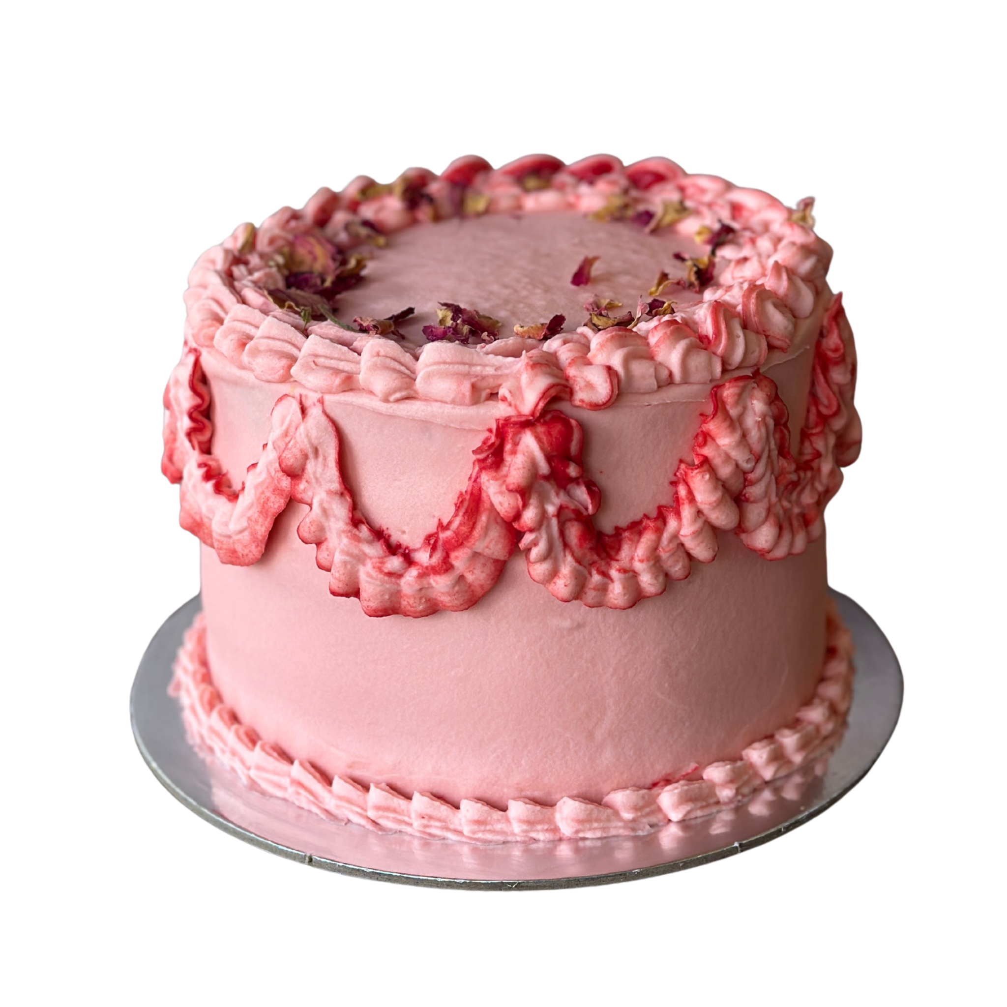 Lychee & Rose White Chocolate Cream Cake